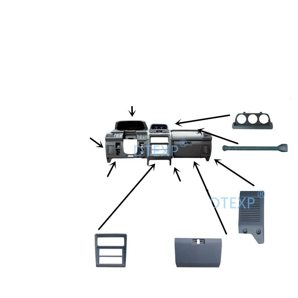 

1 Piece HD Platform Assy for Pajero V31 V33 V43 Instrument Cover for Montero Utinity Box Trumpet Cover Handle Tape Cover Frame
