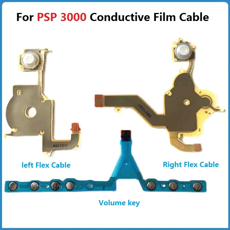 Sony PSP 3000 Conductive Film Flex Cable Left Right Buttons Function Volume Key
