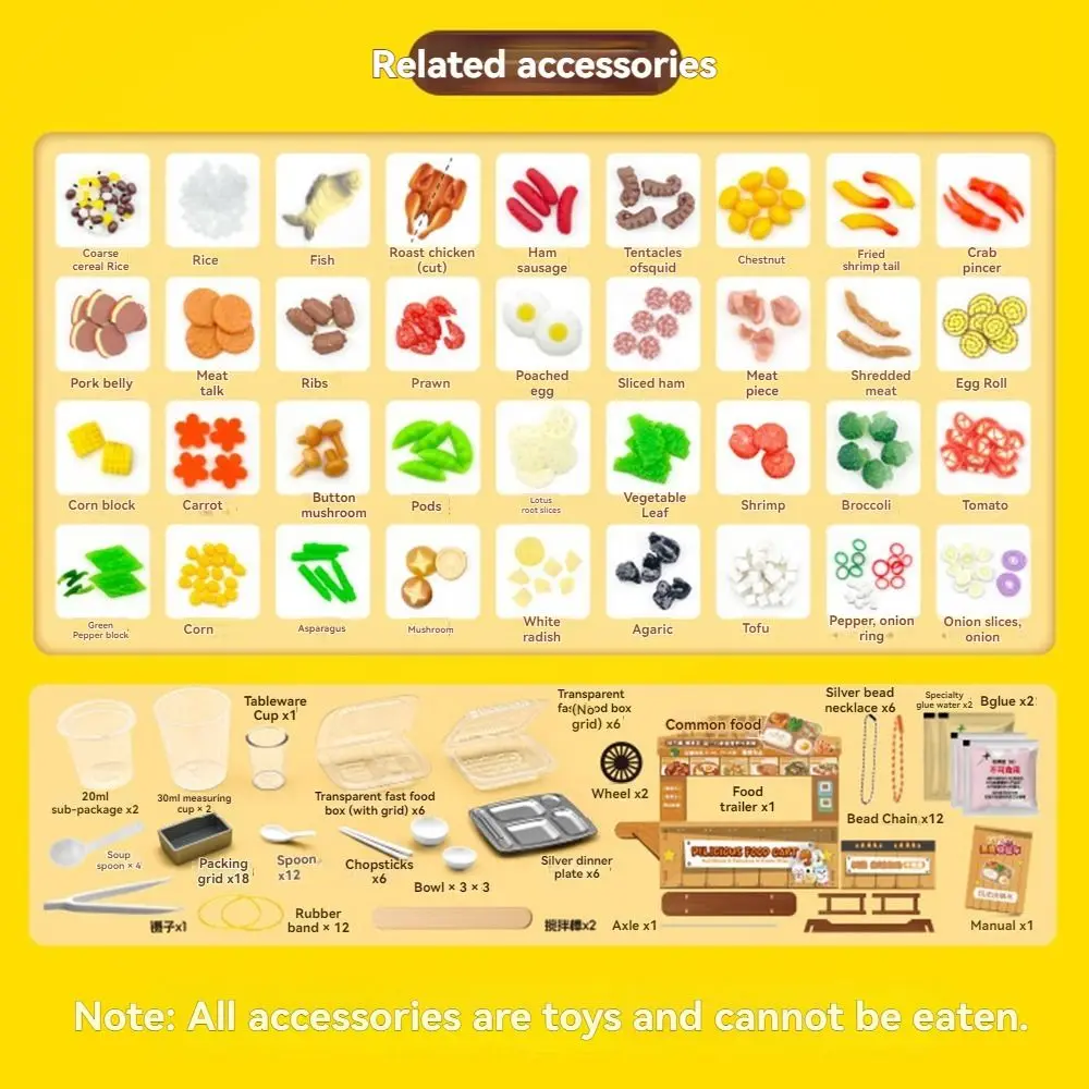 3D Pretend Play Kitchen Toys DIY Role Play Cooking Interactive Toys Creative Funny Simulation Food Toys Doll House Kitchen