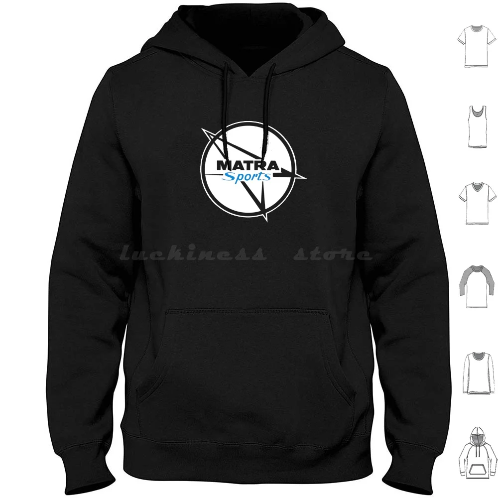 Matra Sports Logo Felpa Con Cappuccio Cotone Manica Lunga Matra Sports Tyrrell France Cosworth Motorsport Motor World Cars Careers