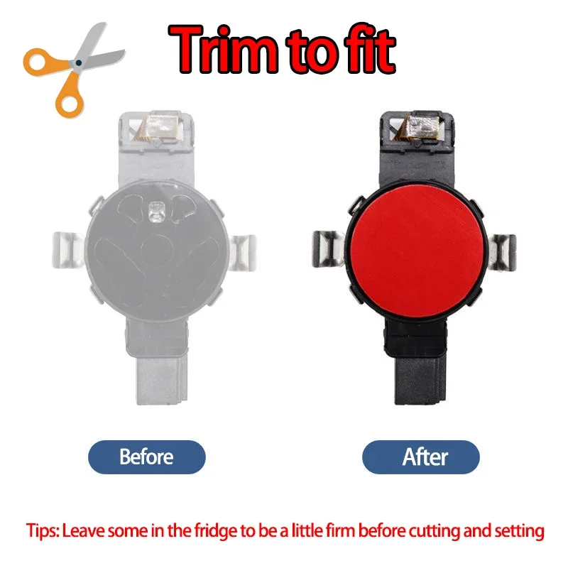 4X For MAZDA BMW LEXUS HYUNDAI Ford TOYOTA 앞 유리 칩 수리 테이프 레인 라이트 센서 젤 접착 필름 실리콘 쿠션 패드