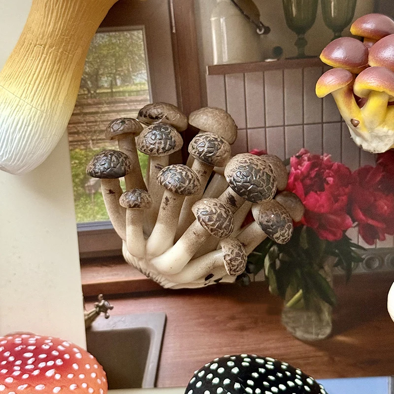 Aimants Décoratifs Champignons Pour Frigo - PVC, Environ 6 Cm, Multicolores, Faciles à Nettoyer, Décoration Bureau Ou Maison - 2