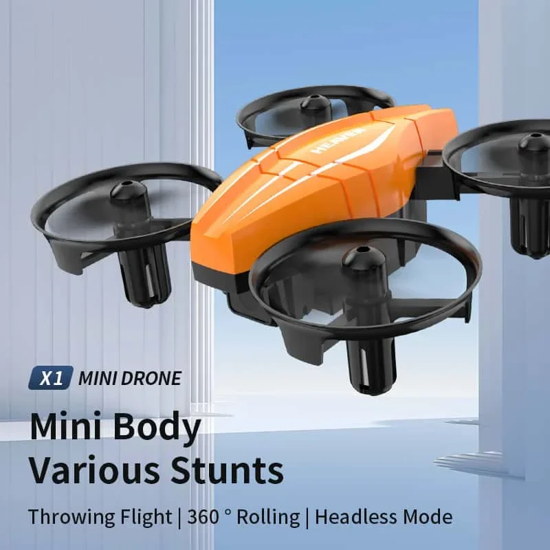 Drone Professionnel X1-B-BU-1B dans sa valise de transport avec accessoires