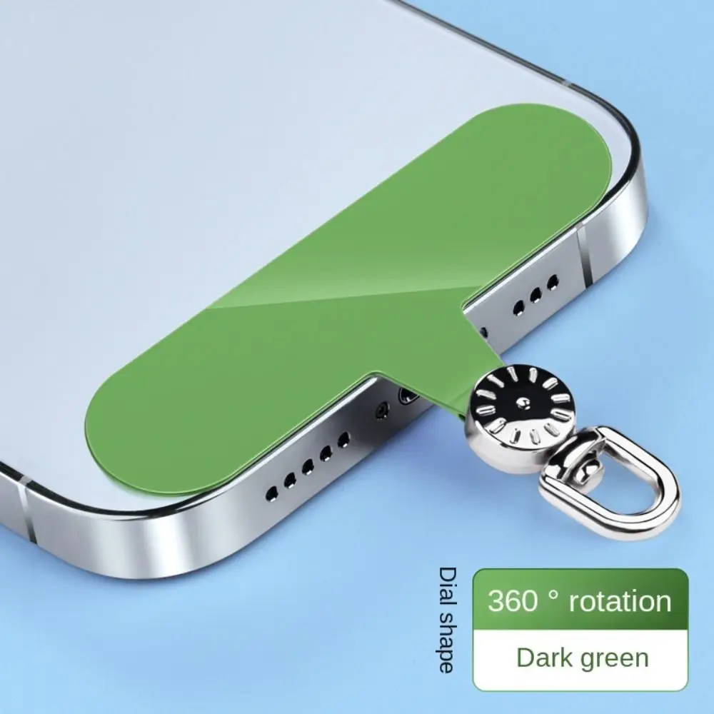 Luxurious 360° Rotatable Detachable Phone Lanyard with Metal Snap Clip