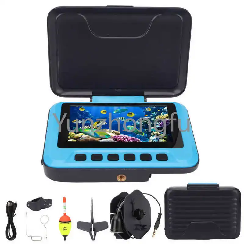 

Blue Underwater Fishing Camera 4.3in Display HD Color IP54 Waterproof 4000mAh Night Vision