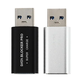 USB 차단기 데이터 어댑터 잭 주스 충전 방지 전용 커넥터 C 전화 전원 변환기, 성별 변경 케이블 동기화 해커