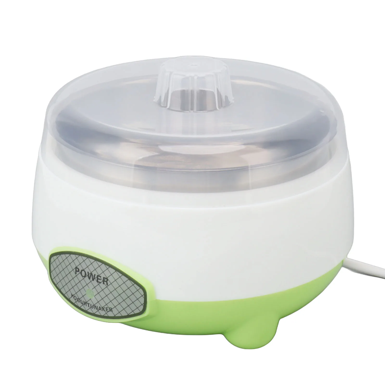 Compact Yogurt Maker Machine Stainless Steel Container Yogurt Maker for Homemade DIY Yogurt Green 15W 3
