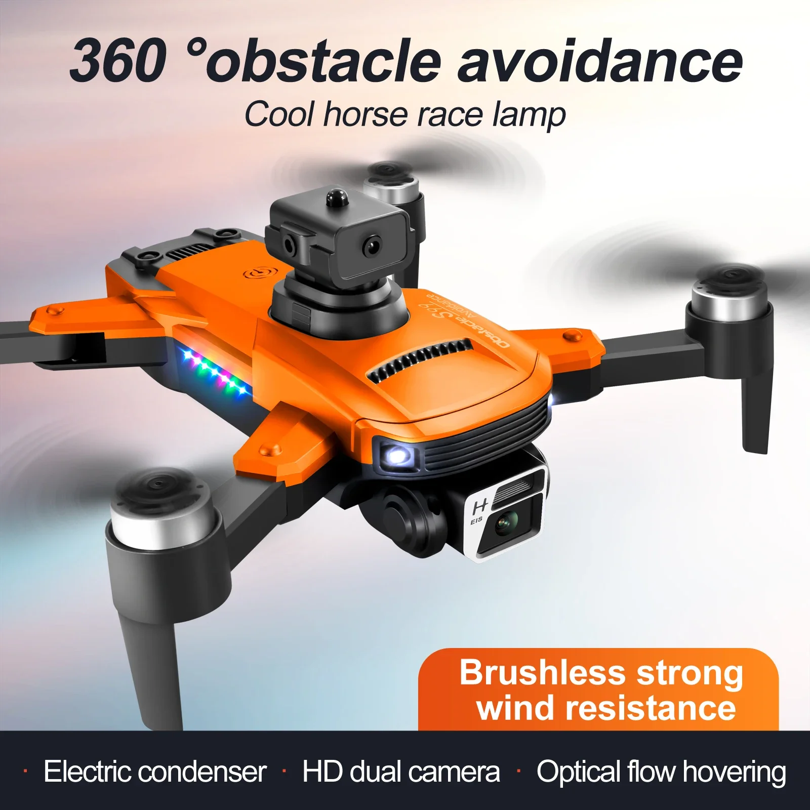 

2024 S99 Drone 4K Brushless Remote Control Aircraft HD Aerial Photography Obstacle Avoidance Optical Flow Horse Light Quadcopter
