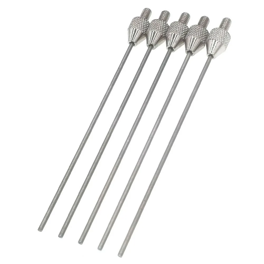 

Premium Stainless Steel Material 5Pcs Needle Contact Points for Dial Indicator Depth Measure 1X50mm Long Tip M2 5