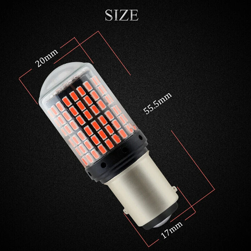 ڵ  õ 극ũ  ÷ ׼ , DC 12V 1157 LED  3014, 144-SMD, 1 