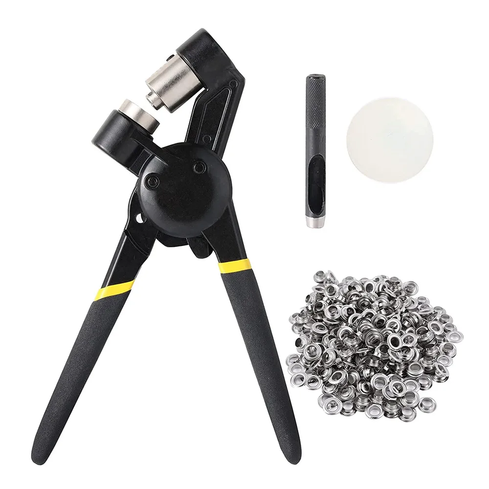 GrommetToolKitGrommetPressPliersPunchKitsHandheldEyelets