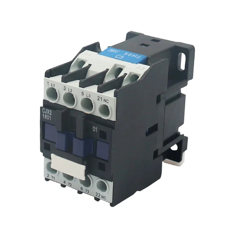 CJX2-1801 AC Contactor  24V 36V 110V 220V 380V 18A NC 3-Phase DIN Rail Mount Electric Power Contactor images - 6