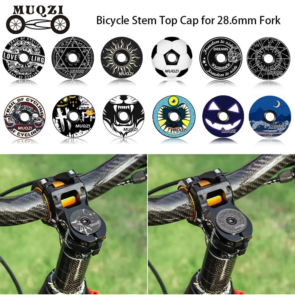 

1pc High Quality Bike Bowl Cover Aluminum Alloy 28.6mm Fork Bicycle Stem Top Bike Tube Headset Cap MTB Road Bike