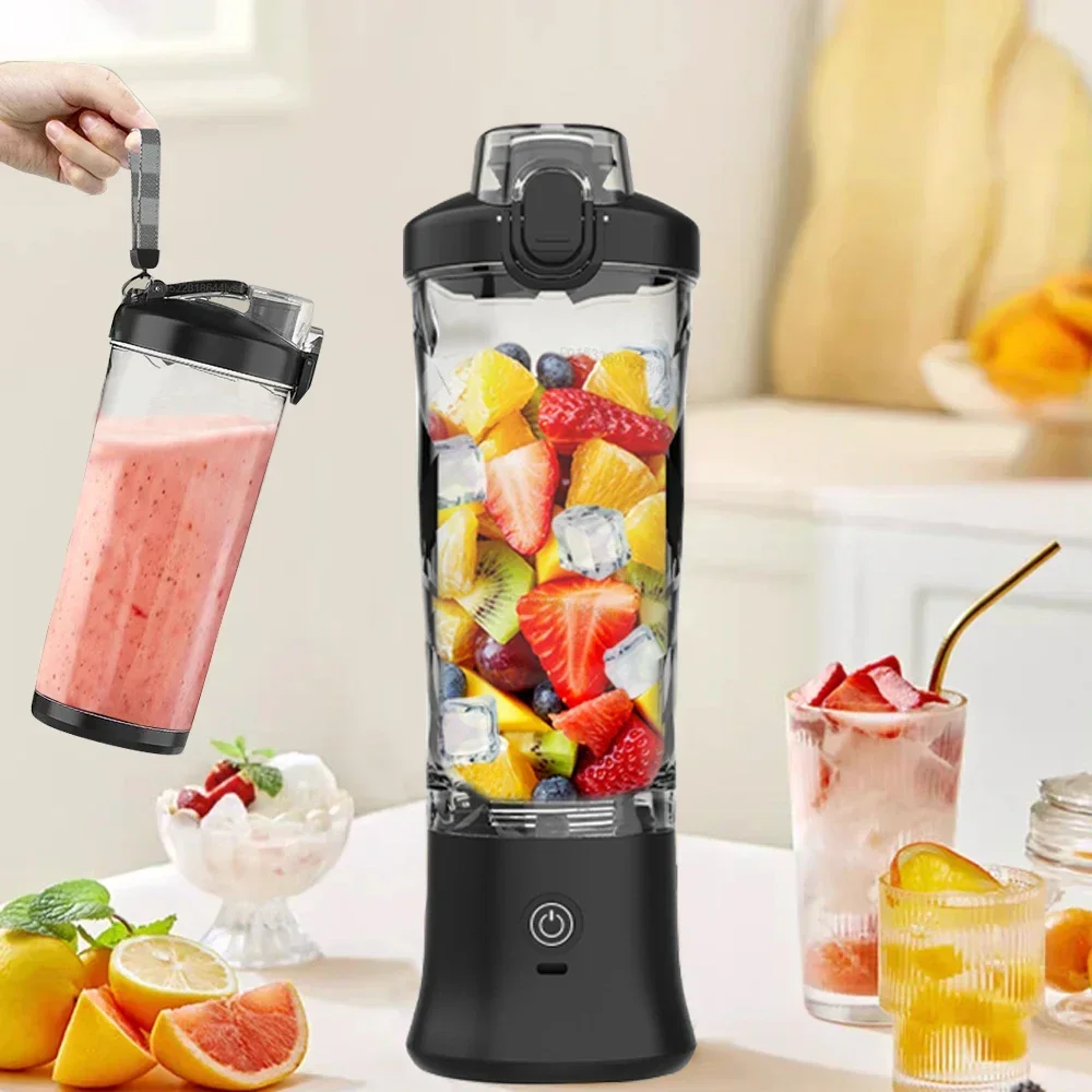 Portable Blender Juicer Personal Size Blender For Shakes And Smoothies With  6 Blade Mini Blender Kitchen Gadgets - AliExpress