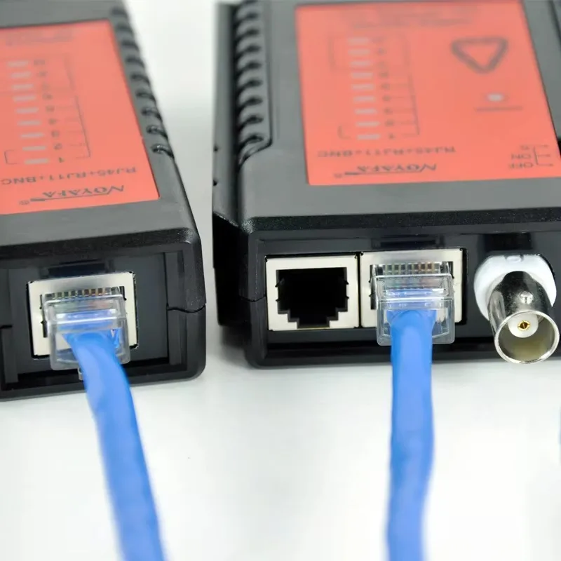 LED가 장착된 업그레이드된 RJ11/RJ45/Coax 케이블 테스터