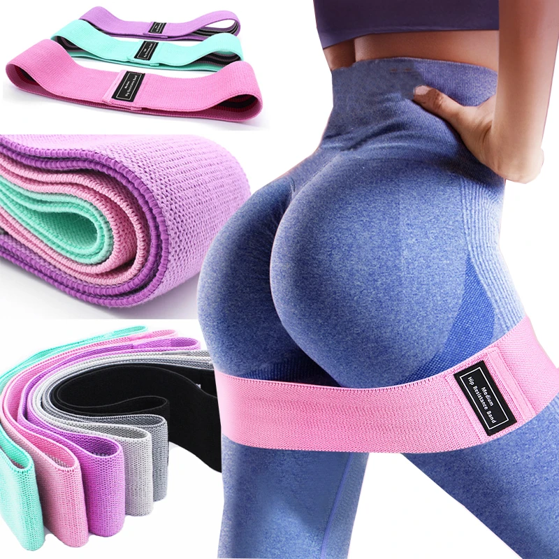 Fitness Resistance Bands Elastic Yoga Resistance Bands Set Hip Circle
