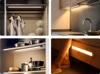 Motion Sensor Light Wireless LED Night Light USB Rechargeable Night Lamp Cabinet Wardrobe Lamp Under Backlight For Kitchen USB 3