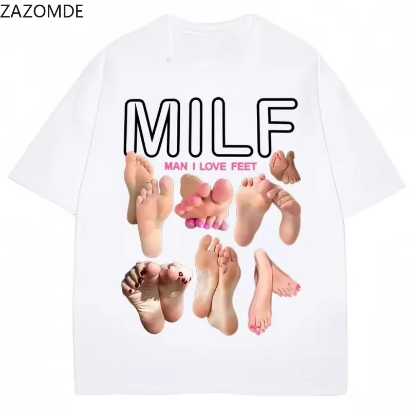 ZAZOMDE Y2K Aesthetic t 프린트 T 셔츠 여성 레트로 레터 그래픽 오버 사이즈 하라주쿠 스트리트웨어 유니섹스 캐주얼 반소매상의