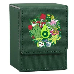 Digimon Adventure Leather Card Case - Anime Toy Figures Collection Storage Box (Palmon)