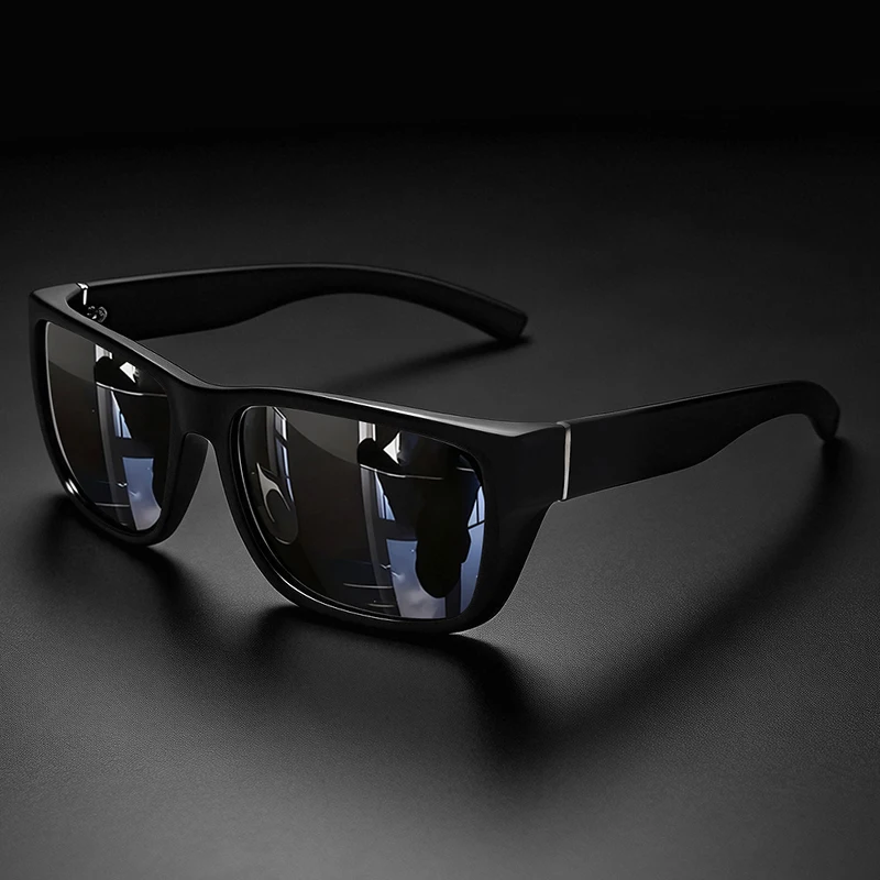 Men's Polarized UV400 Vintage Square Sunglasses