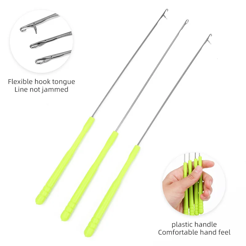 Extra Long Latch Hook Crochet Hook Plastic Knitting Hair Wigs Extensions Sweater Crochet Needles Tools Crochet Hooks with Tongue