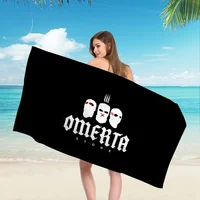 Cool Omerta Maes Anime Beach Swimming Towel Soft Absorbent Washcloth Children's Gifts For Kids Travel Camping Gym 1