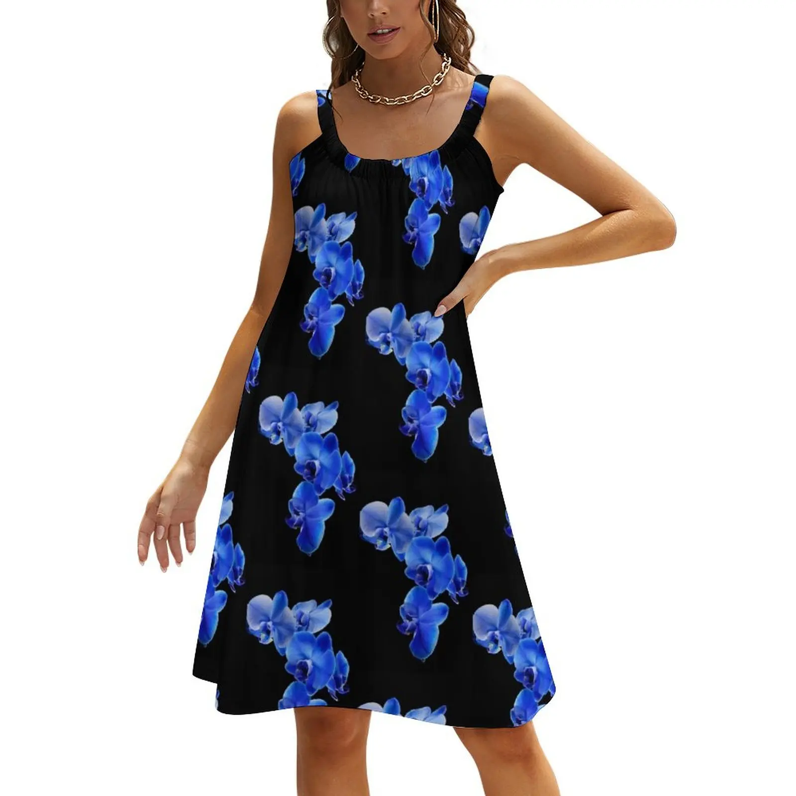 

Blue Orchid Beach Sling Skirt dresses women summer 2024 summer dresses ladies 2024 fairy dress Women's clothing
