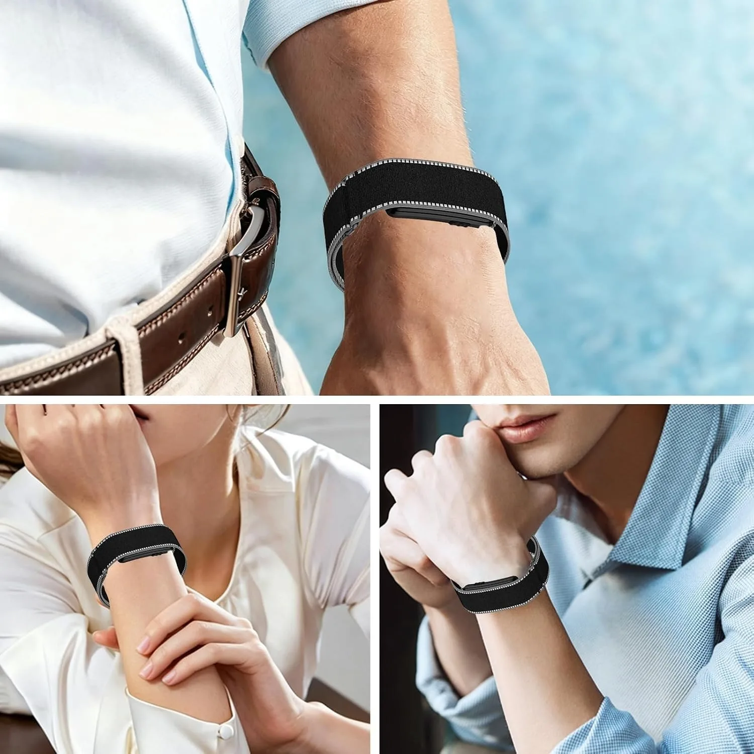 Braided Nylon Watch Wristband - Sport Replacement Strap