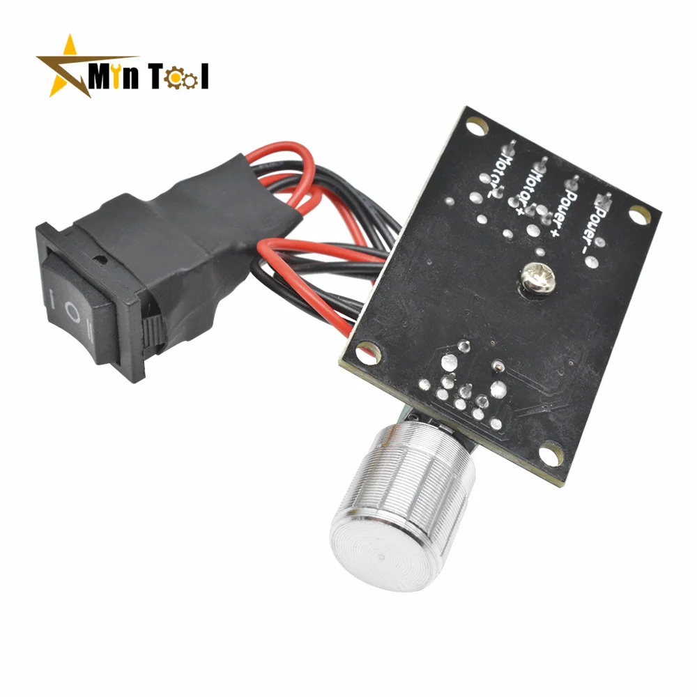DC 6V 12V 24V 28V 3A 80W Motor Speed Controller PWM Speed Adjustable Reversible Switch DC Motor Driver Power Supply