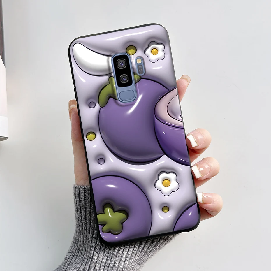Astronaut Silicone Phone Case with Protective Bumper for Samsung Galaxy S9/S9+