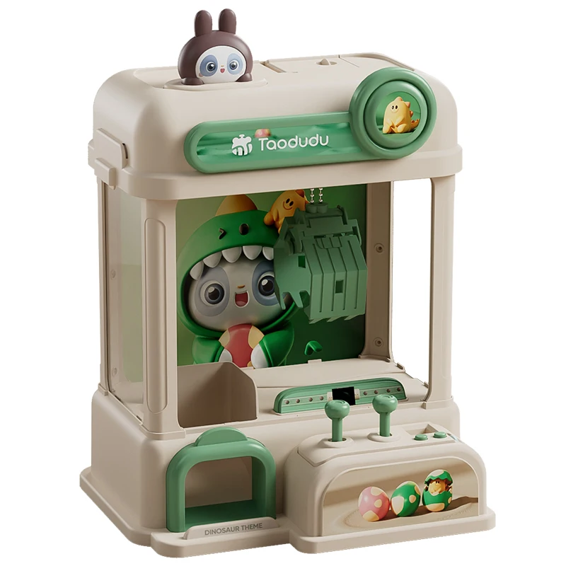 Doll Machine Coin Game Mini Catch Doll Machine Gashapon Toy Machine Muppet Children Interactive Toy Birthday Gift 6