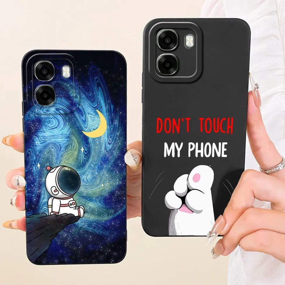 Luxury Fashion Cute Painted Silicone Case - Oppo A6 Series