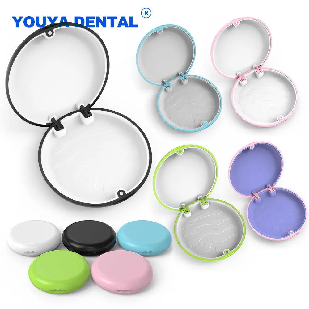 

Dental Orthodontic Braces Retainer Case Denture Storage False Bath Box without Mirror Mouth Guard Storage Oral Hygiene Organizer