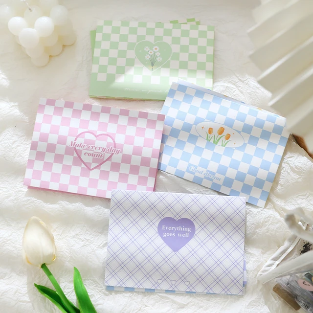 5pcs Vintage Envelopes Writing Letter Paper for Postcard Greeting Cards  Wedding Invitation Card Bag Letter Pads Sealing Stickers