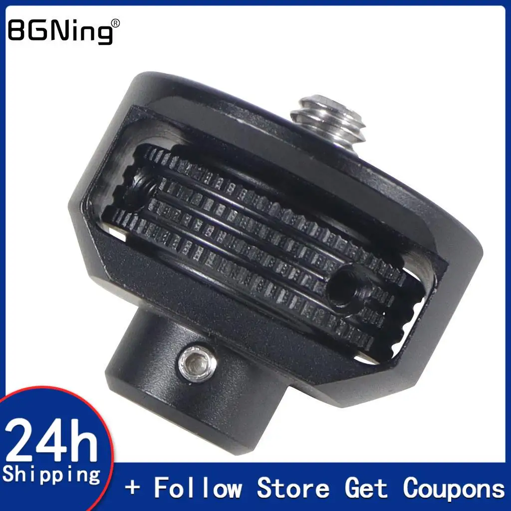1/4 나사와 1/4 인치 홀 5.5mm 조인트 어댑터, 볼 헤드 삼각대 카메라 휴대폰 셀카봉, 고프로 인스타 360 X3 마운트용 360 스위블