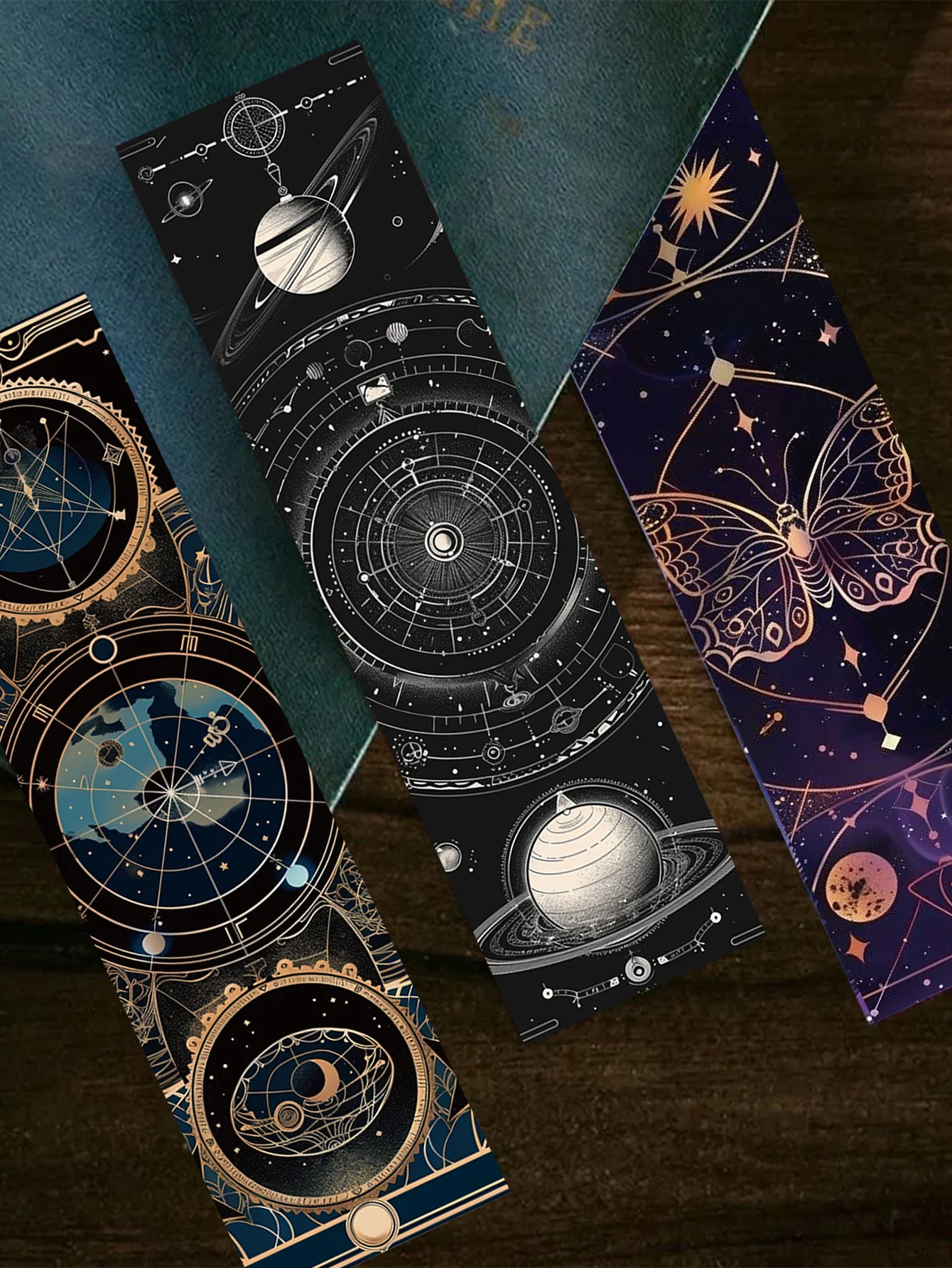 Baroque bookmarks 30pcs Reading pages Book annotated notebooks Paper cards Cosmic decoration Creative Student Gift stationery