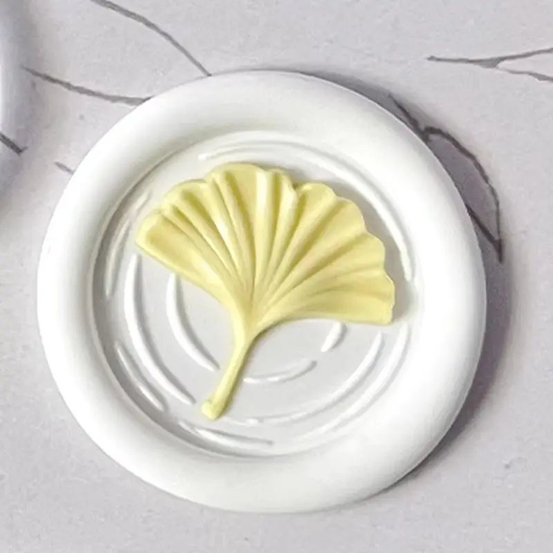 3D Relief Seal Wax Stamps Copper Head New Ginkgo Leaf DIY Sealling Wax Stamp Envelope Wedding Invitation Crafts Decoration