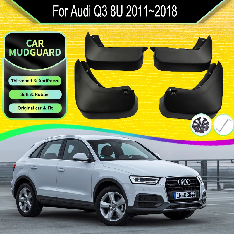 

Car Mudguards For Audi Q3 8U 2011~2018 Anti-splash Fender Flaps Splash Muds Guards MudFlaps Styling Rear Front Carro Accessories