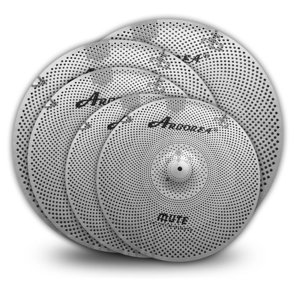 

Arborea Mute cymbals, high polished silver Low Volume Cymbal set