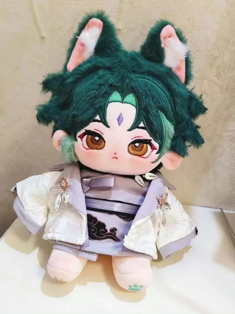 

20CM Genshin Impact Cartoon Characters Kawaii Plush Doll Xiao Cosplay Game Accessory Plush Toys Collect Fan Gift Birthday Gift