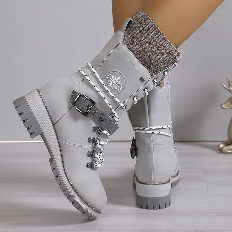 Höga Vinterskor Dam | Boots Till Kvinnor Boots för Kvinnor • Shoeking.se