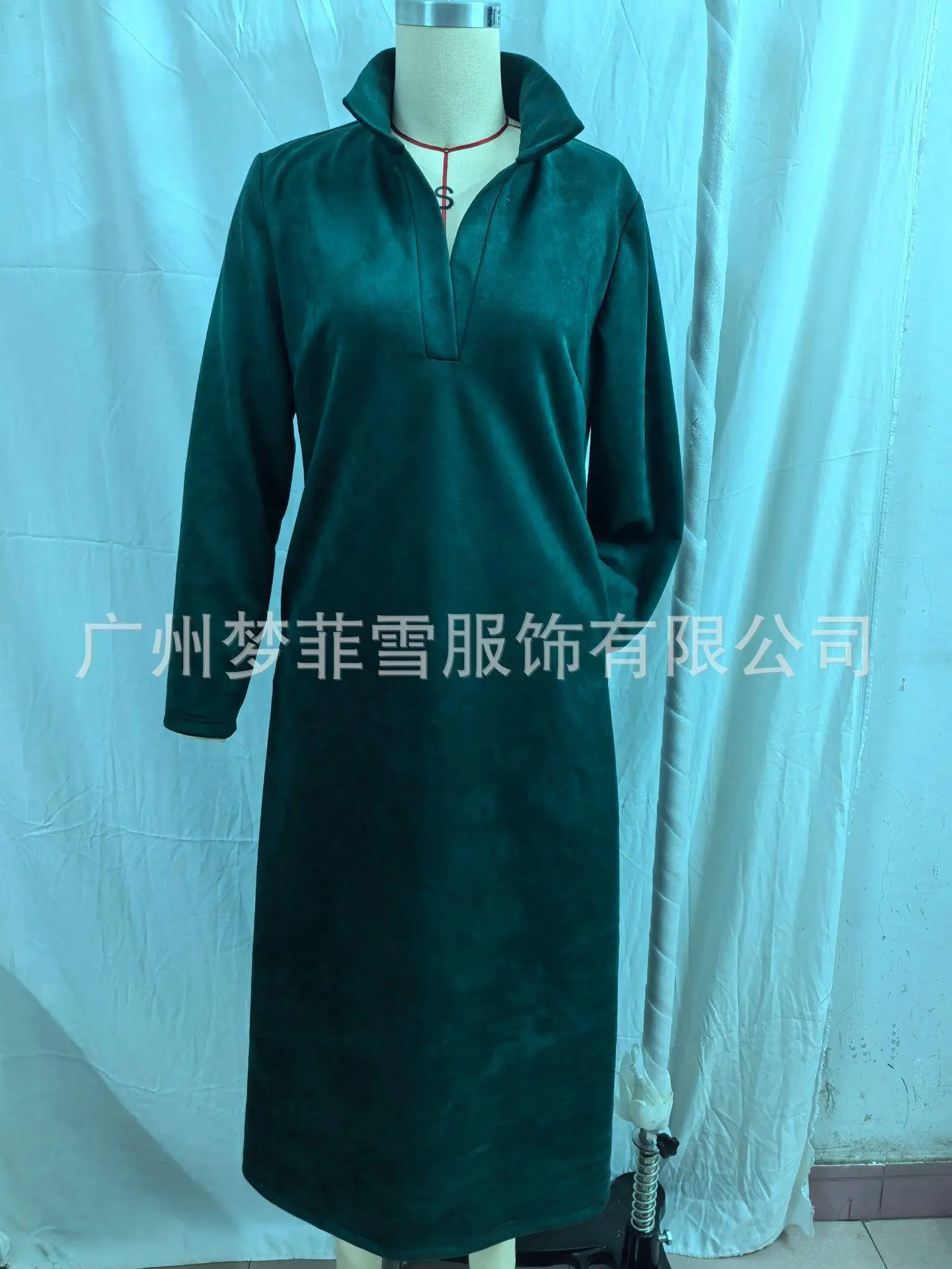Suede New Dress Pocket Loose Long Casual Dress Solid Color Midi Relaxed Fit Dresses Female Clothing Autumn Winter Dresses 7 S1c47955516c645c48e9a9d2f1ce9c3d06