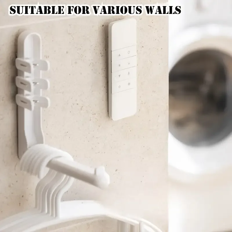 3pcs No Drill Magnetic Remote Holder