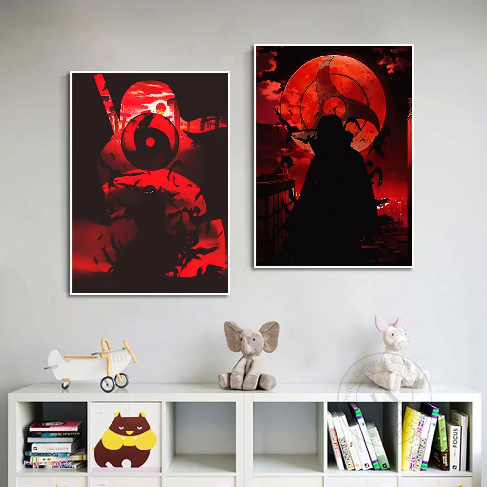 Waliicorners Naruto Anime Poster Wall Print Sasuke Picture Uchiha Itachi Canvas Painting 6 S1c47ac6bd5e24cd1b6f4600ad6aba4ea7