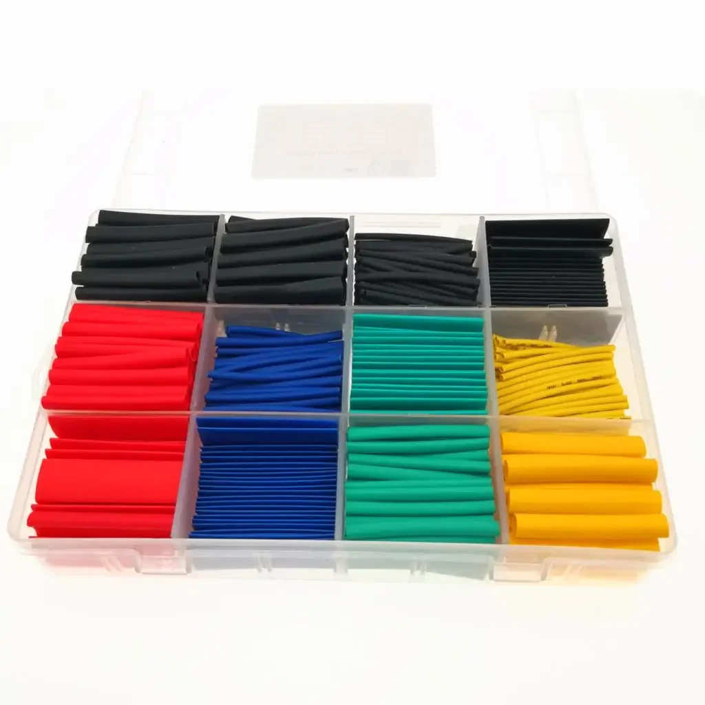 Polyolefin Shrinking Heat Shrink Tube Wire Cable Insulated Sleeving Tubing Set 2:1 Waterproof Pipe Sleeve 530pcs/Set