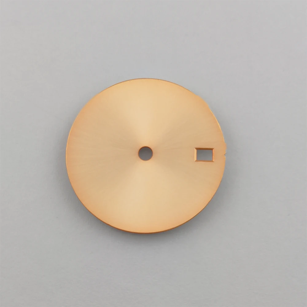 Solid Color Watch Dial with Single Calendar Window, Customizable 28.5mm Dial