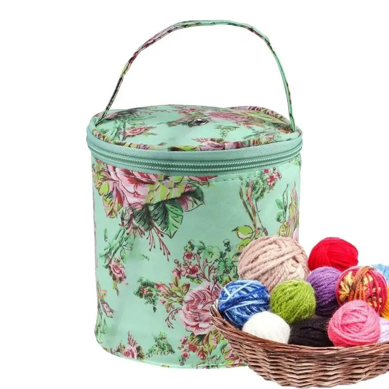 

Home Daily Storage Bag Wool Yarn Crochet Sewing Needle Handbag Weaving Tool Tote Badges Backpack Adhesive Fastener Tape