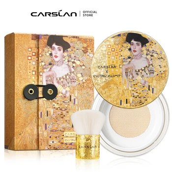 CARSLAN-달팽이 에어 쿠션, 조절 루스 세팅 파우더, 오래 지속되는 오일 컨트롤 메이크업, 반투명 피니싱 페이스 파우더