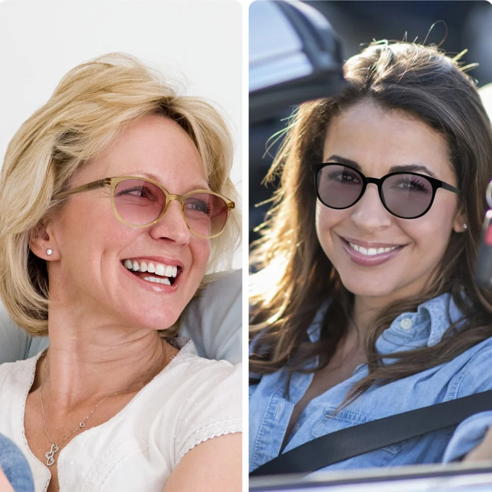 MODFANS Reading Glasses For Women and men Classic Round Sunglasses Readers Frame with Spring Hinge +0.5 ~ +4.0