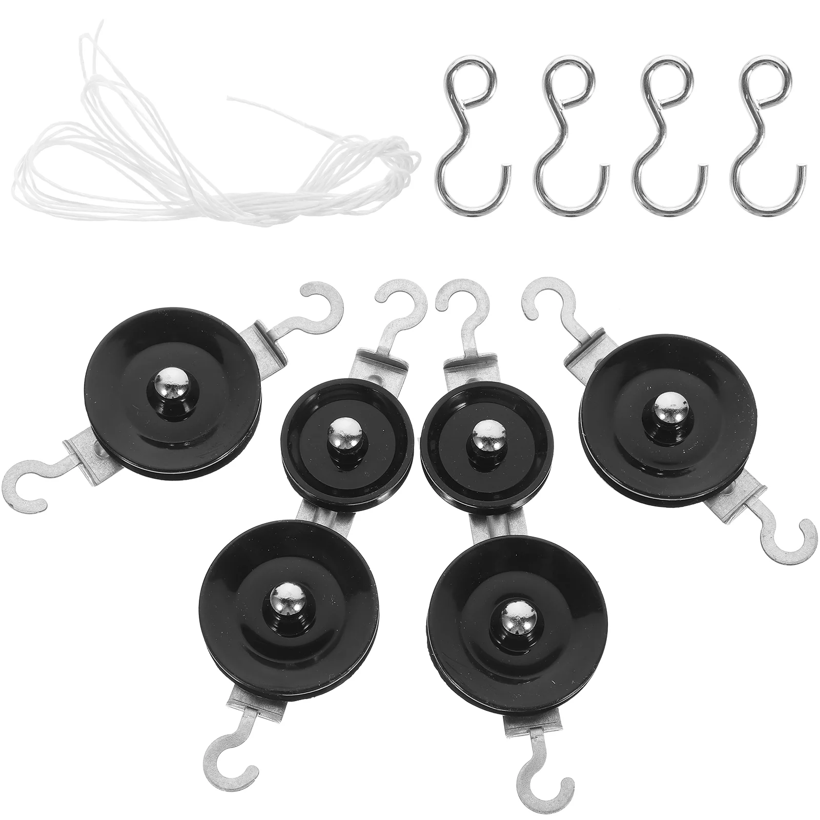 Pulley Experimental Equipment Physics Teacher Supplies Educational for Science Project Teaching Tool Physical Mechanics Hooks 6
